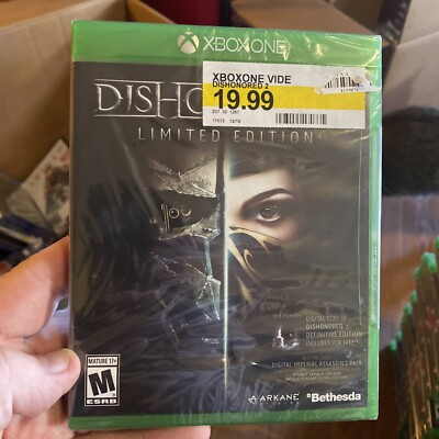 Dishonored 2: Limited Edition (Microsoft Xbox One, 2016) New Sealed