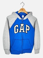 Sweat à Capuche Zippé GAP Kids – Bleu – Taille XL Enfant (12 Ans)