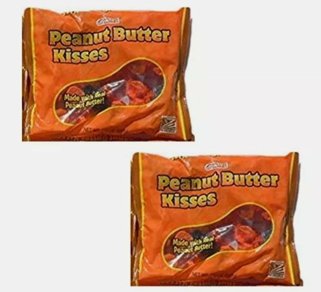Three Peanut Butter Kisses Taffy 7.5 Oz / 213 G Each Melster Candies