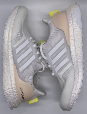 adidas UltraBoost 5.0 DNA Mono White Pink GX3081 Size 5 NWOB Boost Running