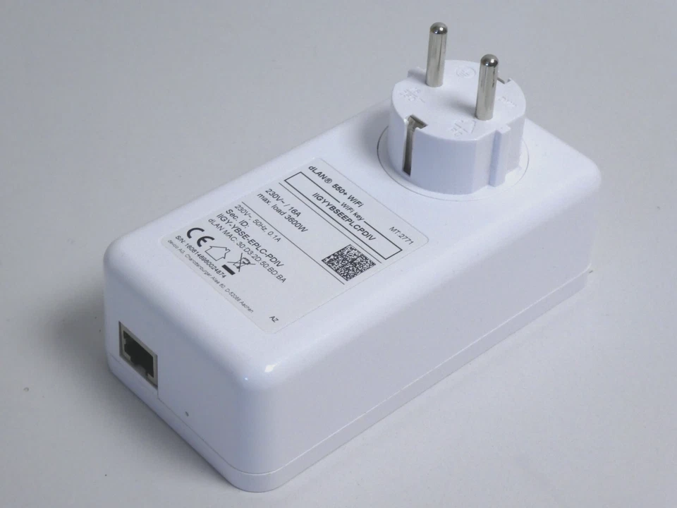 Devolo dLAN 550+ WiFi Powerline Adapter, 500 Mbps, DEFEKT keine Verbindung mgl. - Bild 2 von 3