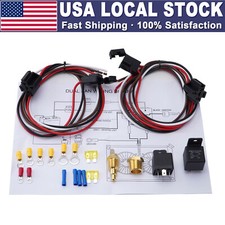 175 On185 Off Thermostat 12v 40 Amp Dual Electric Cooling Fan Wiring Relay Kit 175 On185 Off Thermostat 12v 40 Amp Dual Electric Cooling Fan Wiring Relay Kit