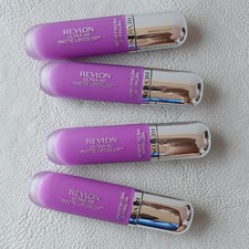 Revlon Ultra HD Metallic Matte Liquid Lipcolor Purple 710 Dazzle Lot of 4