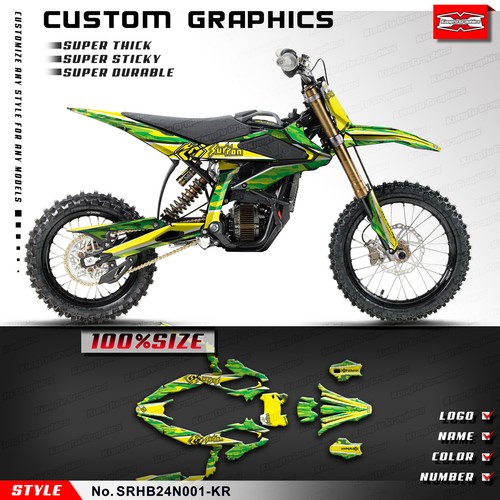MX Stickers Racing Graphics for Surron Hyper Bee Sur-Ron Dirt eBike Decals - Picture 8 of 9
