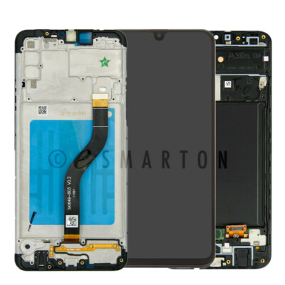 OLED Samsung Galaxy A20S A207 A30S A307 LCD Digitizer Touch Screen + Frame OEM