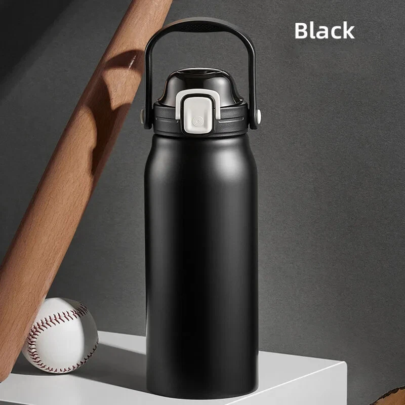 Stainless Steel Insulated Tumbler with Straw for Hot & Cold Drinks