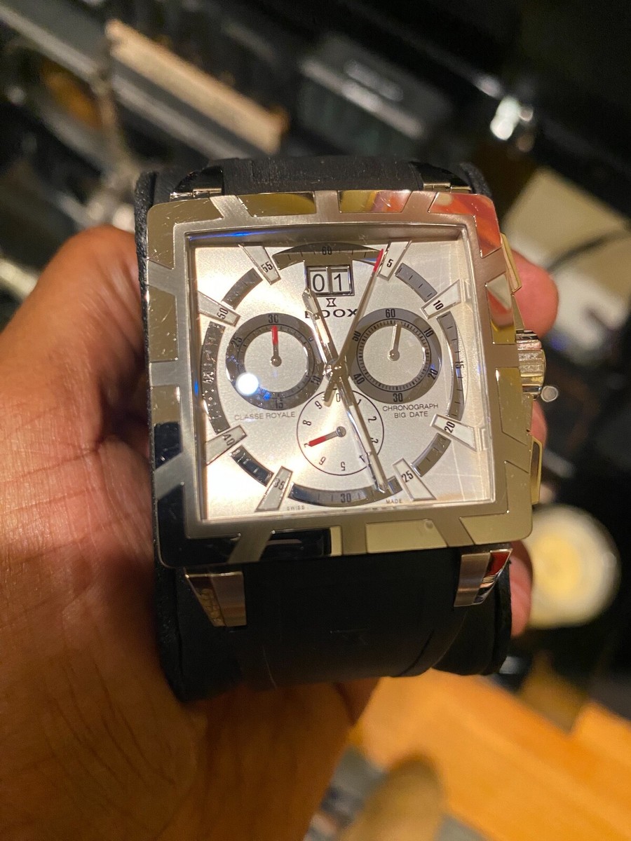 Edox Classe Royale Chronograph Big Date Men's Quartz Watch Edox Classe Royale Chronograph Big Date Men's Quartz Watch