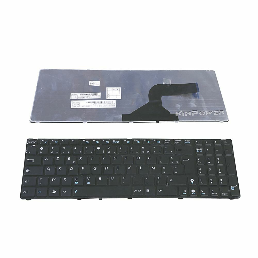 Clavier AZERTY Français Pour Asus A Series (K55, X72, JX7B, X7BJ, X75V, X75VD, A52JB) - Neuf