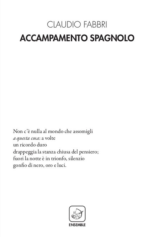 Accampamento spagnolo - [Edizioni Ensemble]