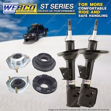 Front Shock Absorbers & Strut Mount Bearing Kit for Ford Fiesta WT WZ 10-19