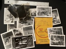 vintage photographs lot with kodak envelope Negatives Family