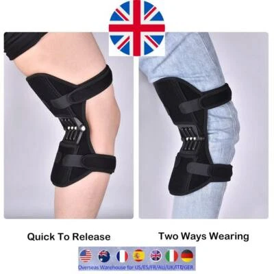 DEARBEAUTY Knee Pads Joint Support Breathable Non-Slip Power Lift Knee Booster Powerful Reb