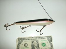 Vintage 6-1/2" Body Teddy Teddies (?) Lindy Musky Muskie Jerkbait Lure - Used