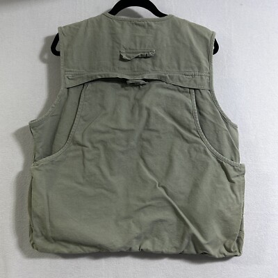 Lady Beretta Womens Canvas Green Hunting Vest L Shooting Pigeon Shoulder Pads