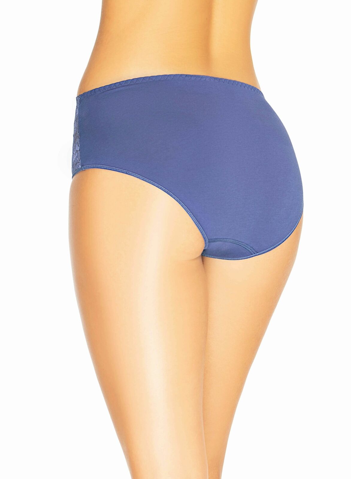 Women's Briefs Panty Cotton High Waistband Underwear Violetta