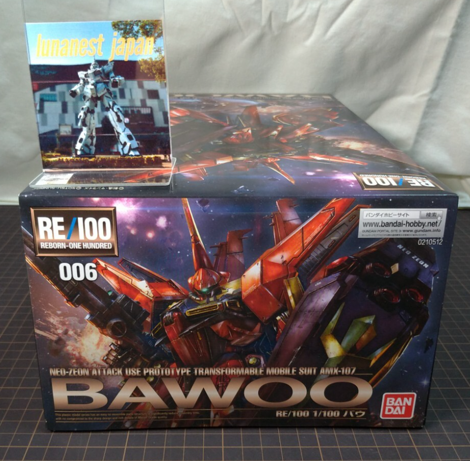 ロボット BANDAI RE/100 1/100 AMX-107 BAWOO RE/100 AMX-107 BAWOO 1/100 scale Gundam Plastic Models MG Type