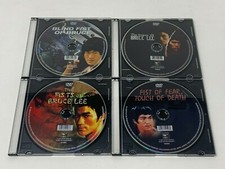 Lot of 4 Bruce Lee DVDs Blind Fist of Bruce The Fists of Bruce Lee DISCS ONLY!