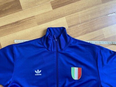 1980s ITALY 2006 2007 RETRO FOOTBALL SOCCER TRACK JACKET 1980s ITALY 2006 2007 RETRO FOOTBALL SOCCER TRACK JACKET