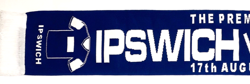 Ipswich Town v Liverpool 17/08/2024 Fifty/50 Match Scarf & Football Memorabilia - Picture 3 of 7