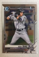 2021 Bowman Chrome Eddy Diaz 1st Bowman #BCP-33