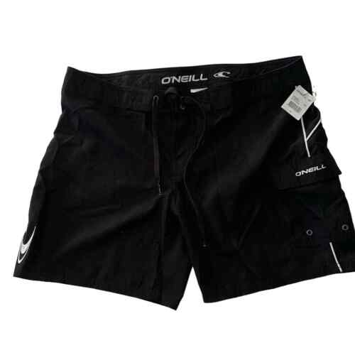 O’Neill Atlantic 7” Board Short Womens Size 9 Black - Picture 1 of 5