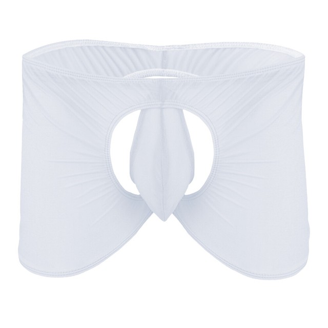 Men Ice silk Boxer Briefs Pouch Bikini Low Rise Underwear Shorts