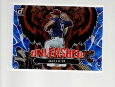 JACK LEITER 2023 PANINI DONRUSS UNLEASHED BLUE CARD #U6  /249