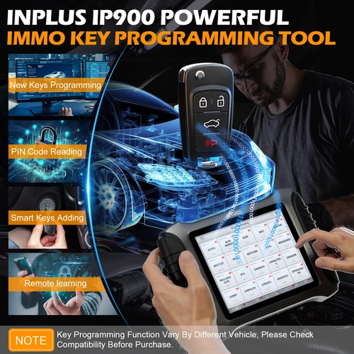 XTOOL IP900 OBD2 Scanner Car Diagnostic Tool 4000+Bidirectional FCA E.CU Coding - Bild 6 von 13