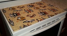 Beach Cats Cover & Protector for Flat Stove Top
