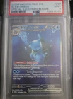 Blastoise ex PSA 9 2023 SV 151 200/165 Special Illustration Rare Holo EN
