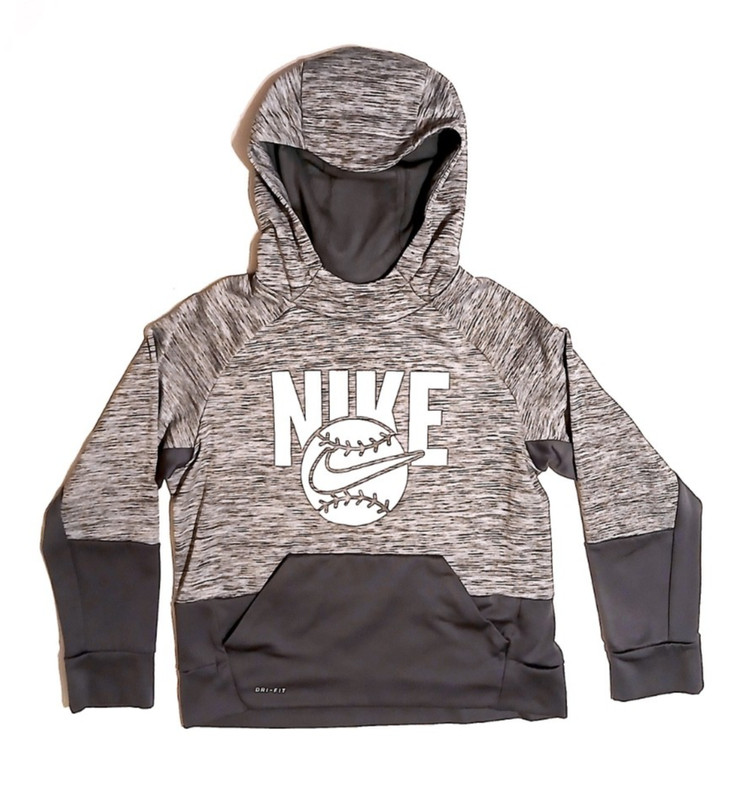 Nike Dri-FIT Pullover Hoodie – Boys Medium – Gray Comfortable and sporty Nike p