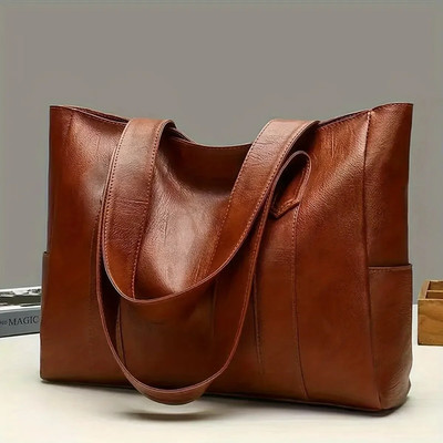 Women Designer Leather Shoulder Bag Large Capacity Ladies Handbag Hobo Tote USA