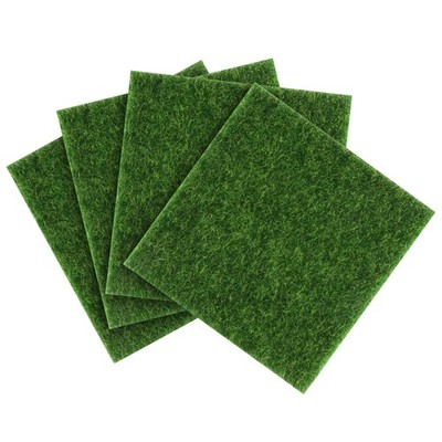 4pcs Garden Fake Moss Artificial Lawn Moss Mat Roll Grama Artificial Para