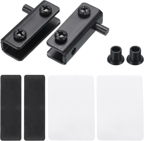 1 par de bisagras pivotantes para puertas de vidrio con apertura libre - Picture 1 of 6