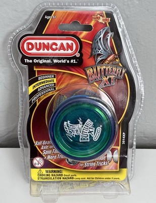 Duncan Butterfly XT YoYo Intermediate Level Blue Green Yo-Yo Toy 2013 3514XP New
