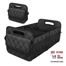 Car Trunk Organizer for SUV, Car Organizers and Storage with Medium Black
