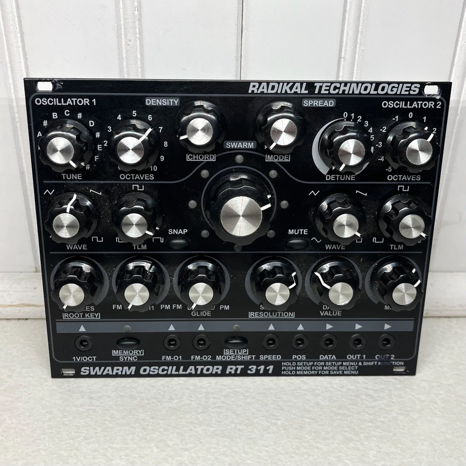 Radikal Technologies Schwarmoszillator RT 311 EURORACK UNGETESTET WIE BESEHEN Lesen