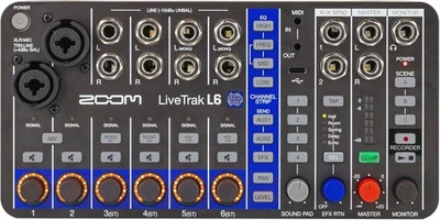 Zoom LiveTrak L6 Mixer/Recorder for Synth Players, Musicians, & Podcasters - Image 1 of 4