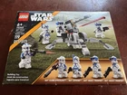 LEGO Star Wars 501st CLONE TROOPERS  BATTLEPACK New - Unsealed 119 pc 75345 LEGO