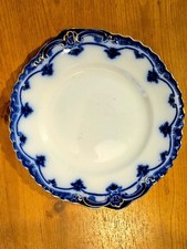 W H Grindley The Duchess Blue & White Derwent pattern plate23.5x3cm weight 430g