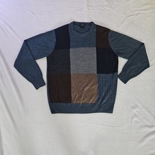 Dockers Men  s Colorblock Acrylic Knit Sweater Size M