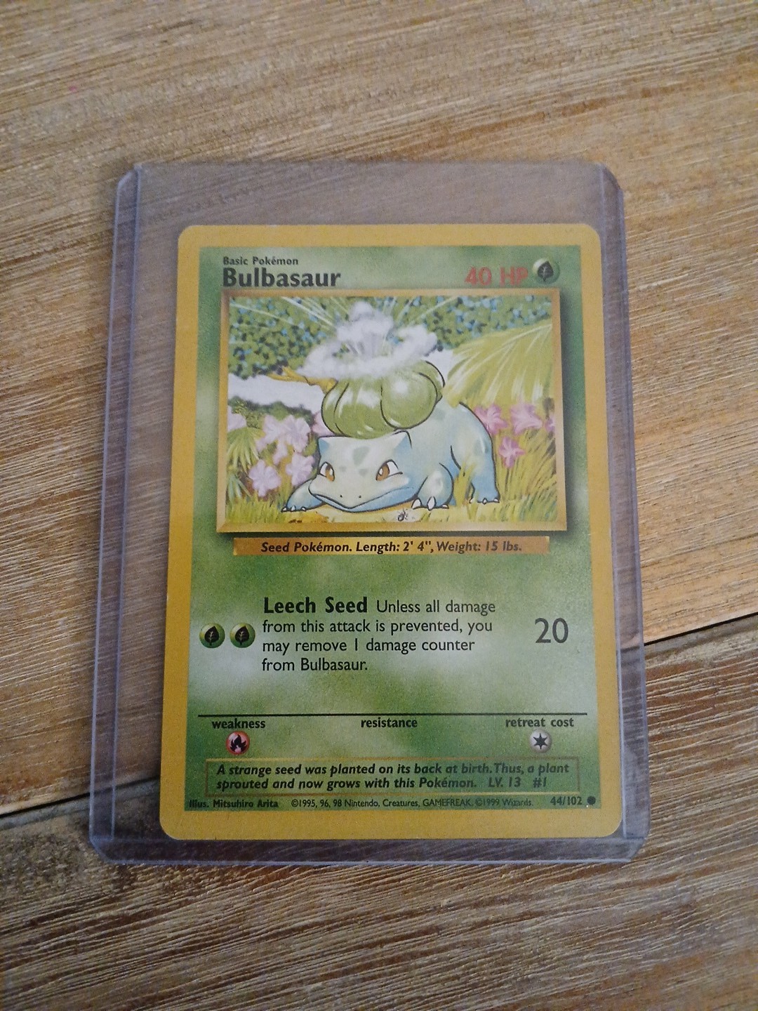 1995 Bulbasaur Pokemon Card Valuenull
