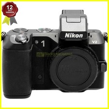 Nikon 1 V2 Body Digital Camera Mirrorless V-2 Black Body Camera. Head.