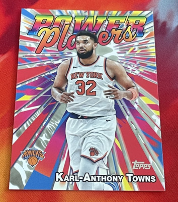2025-26 Topps - Power Players - Karl-Anthony Towns - #PP-4    (A)
