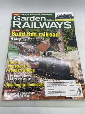Garden Railways Magazine June 2003 Build This Railroad Model Trains Plans