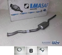 Imasaf Auspuff VorschalldäMpfer+Zub. für Opel Vectra A 2.0I 4X4 85KW 1989-1995