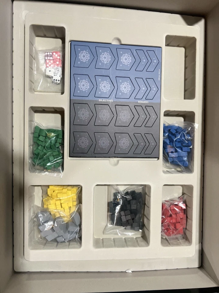 RISK ONYX Edition Board Game-Large Wooden Table-open But Unplayed-pieces Unopen - Image 4 of 4