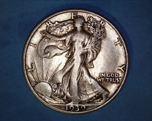 1939-D WALKING LIBERTY "SILVER" HALF DOLLAR  VF  COND **1114-5