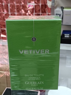 VINTAGE GUERLAIN VETIVER 4.2 (125ml) EAU DE TOILETTE SPRAY - NEW - SEALED - HTF