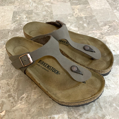 Birkenstock Gizeh Thong Sandals Shoes Birkenstocks Size 39 250 Brown Clean Reg!